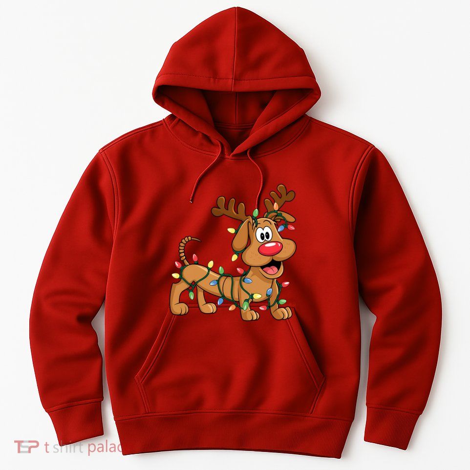 Toy Dog Christmas Matching Family Slinky Hoodie