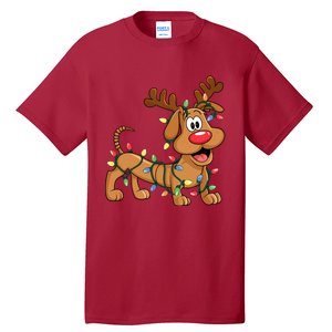 Toy Dog Christmas Matching Family Slinky Tall T-Shirt