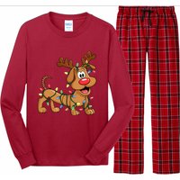 Toy Dog Christmas Matching Family Slinky Long Sleeve Pajama Set