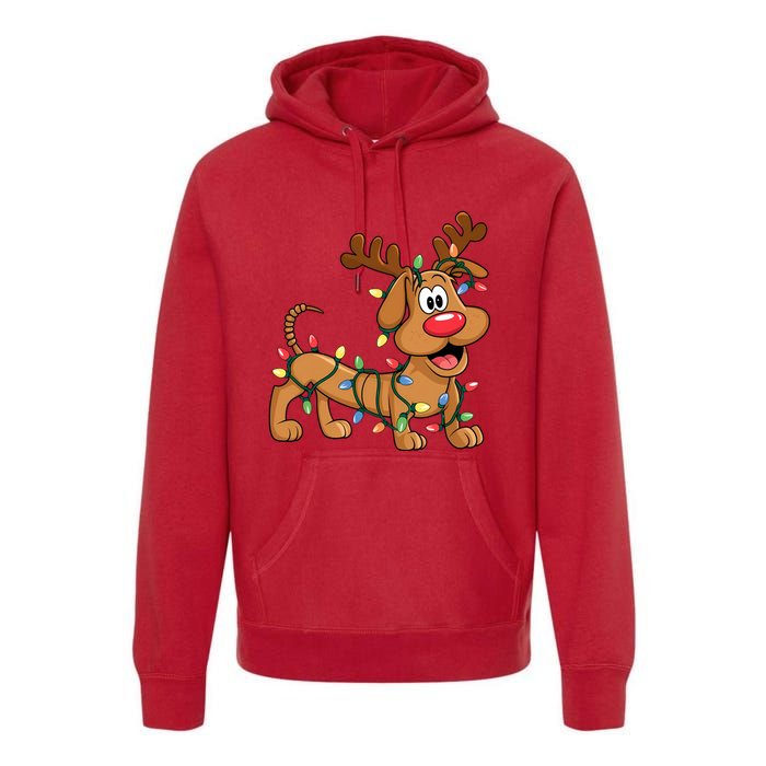 Toy Dog Christmas Matching Family Slinky Premium Hoodie