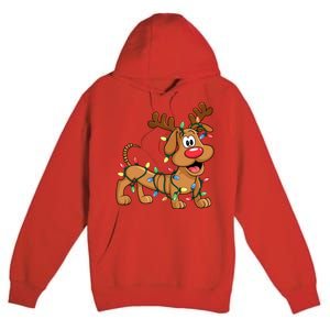 Toy Dog Christmas Matching Family Slinky Premium Pullover Hoodie