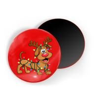 Toy Dog Christmas Matching Family Slinky Magnet