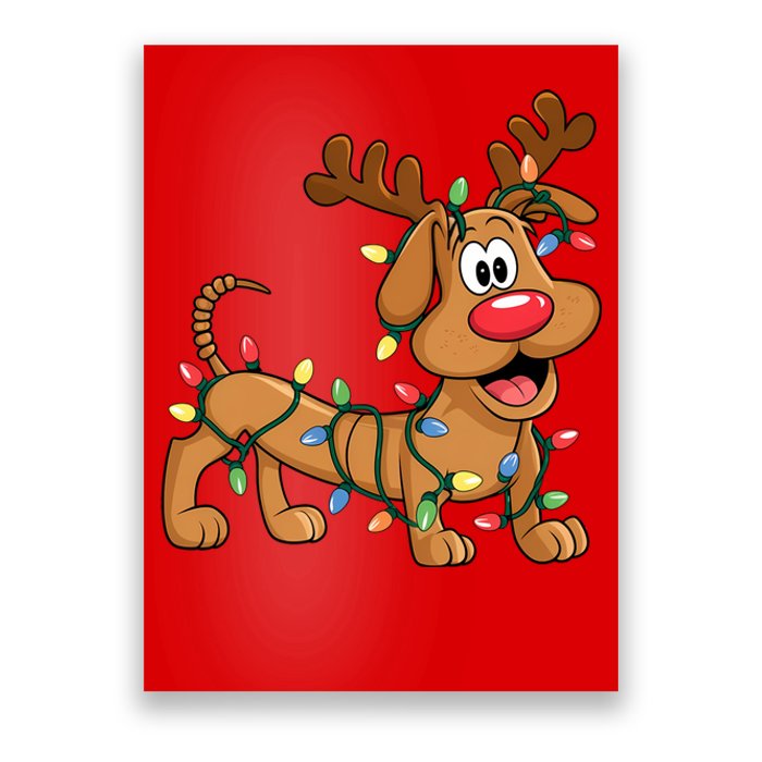 Toy Dog Christmas Matching Family Slinky Poster