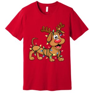 Toy Dog Christmas Matching Family Slinky Premium T-Shirt