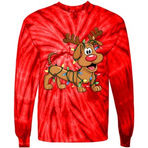 Toy Dog Christmas Matching Family Slinky Tie-Dye Long Sleeve Shirt