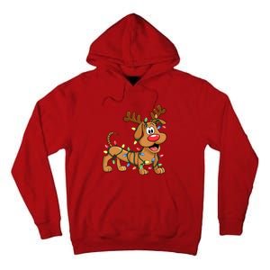 Toy Dog Christmas Matching Family Slinky Tall Hoodie