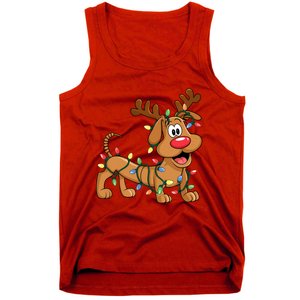 Toy Dog Christmas Matching Family Slinky Tank Top