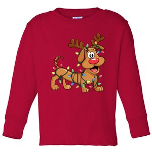 Toy Dog Christmas Matching Family Slinky Toddler Long Sleeve Shirt