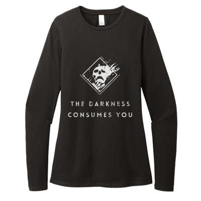 The Darkness Consumes You Gamer Guardian Womens CVC Long Sleeve Shirt