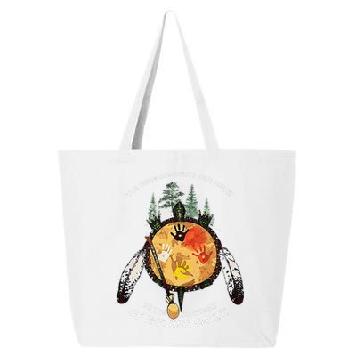 The Drum Connects Our Heart To The Heartbeat Of Mother Earth 25L Jumbo Tote