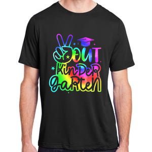 Tie Dye Colorful Peace Sign Hand Out Kindergarten Graduation Adult ChromaSoft Performance T-Shirt