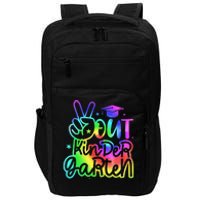 Tie Dye Colorful Peace Sign Hand Out Kindergarten Graduation Impact Tech Backpack