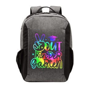 Tie Dye Colorful Peace Sign Hand Out Kindergarten Graduation Vector Backpack