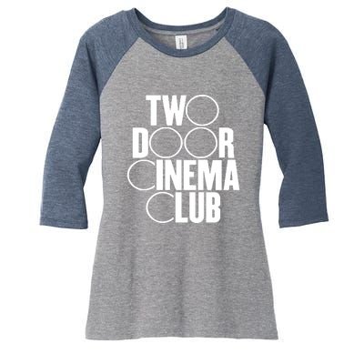 Two Door Cinema Club Women's Tri-Blend 3/4-Sleeve Raglan Shirt