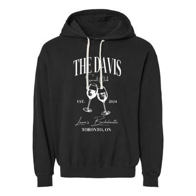 The Davis Club Bachelorette Party Garment-Dyed Fleece Hoodie