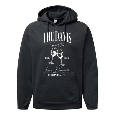 The Davis Club Bachelorette Party Performance Fleece Hoodie