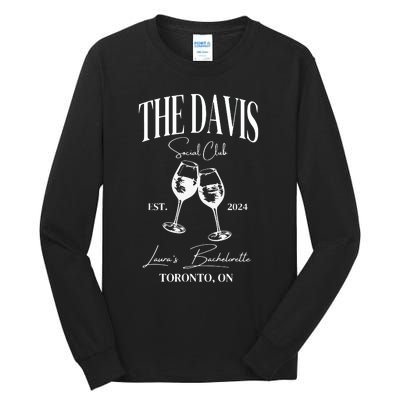 The Davis Club Bachelorette Party Tall Long Sleeve T-Shirt