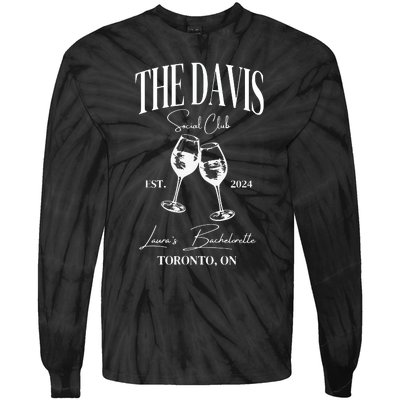 The Davis Club Bachelorette Party Tie-Dye Long Sleeve Shirt