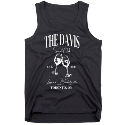 The Davis Club Bachelorette Party Tank Top