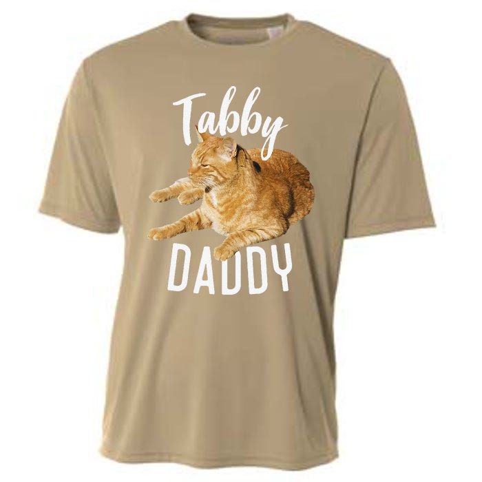 Tabby Daddy Cat Lover Funny Saying Graphic Gift Cooling Performance Crew T-Shirt