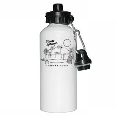 Trendy Design Centered Palm Springs Sunday Club Gift Aluminum Water Bottle 