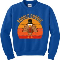 Turkey Day Cute Gift Gobble Gobble Thanksgiving Day Gift Kids Sweatshirt