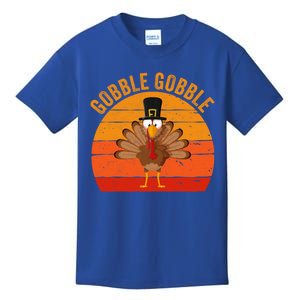 Turkey Day Cute Gift Gobble Gobble Thanksgiving Day Gift Kids T-Shirt