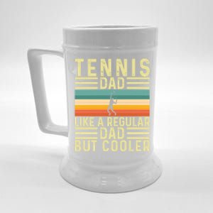 Tennis Dad Design Father Day Tennis Father Funny Gift Beer Stein