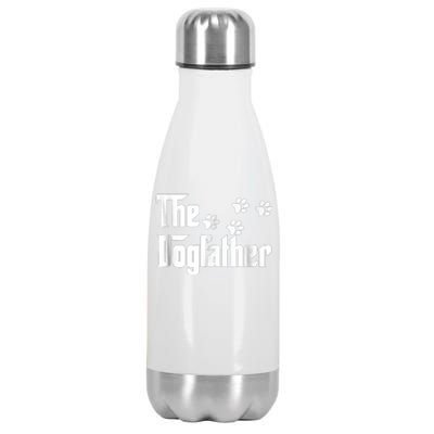 The Dogfather Dad Fathers Day Gift Dog Lover Premium Stainless Steel Insulated Water Bottle