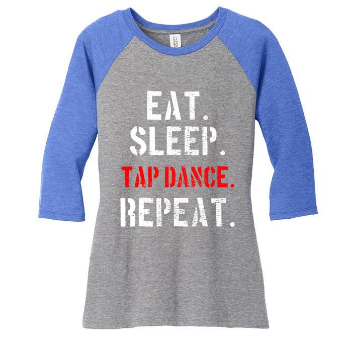 Tap Dance Dancer Vintage Funny Gift Cute Gift Women's Tri-Blend 3/4-Sleeve Raglan Shirt