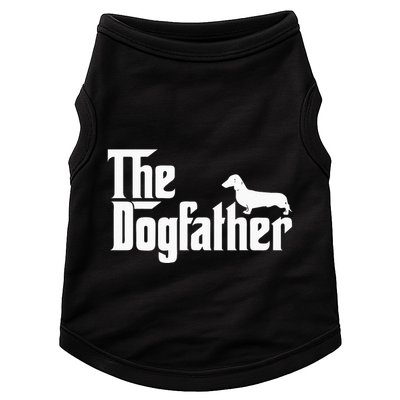 The Dogfather Dachshund Funny Father Dog Lover Doggie Tank