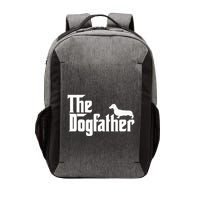 The Dogfather Dachshund Funny Father Dog Lover Vector Backpack