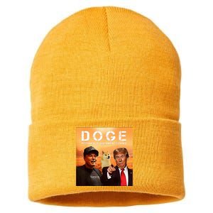 Trump Doge Department Of Government Efficiency Mars Sustainable Knit Beanie