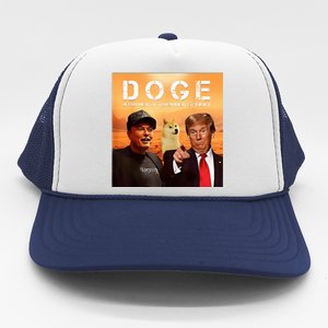 Trump Doge Department Of Government Efficiency Mars Trucker Hat