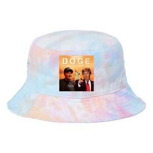 Trump Doge Department Of Government Efficiency Mars Tie Dye Newport Bucket Hat