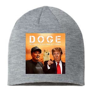 Trump Doge Department Of Government Efficiency Mars Sustainable Beanie