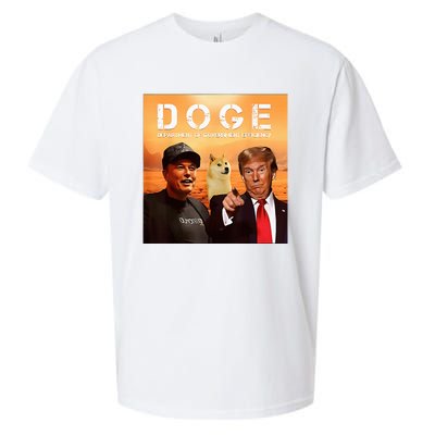 Trump Doge Department Of Government Efficiency Mars Sueded Cloud Jersey T-Shirt