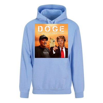 Trump Doge Department Of Government Efficiency Mars Unisex Surf Hoodie