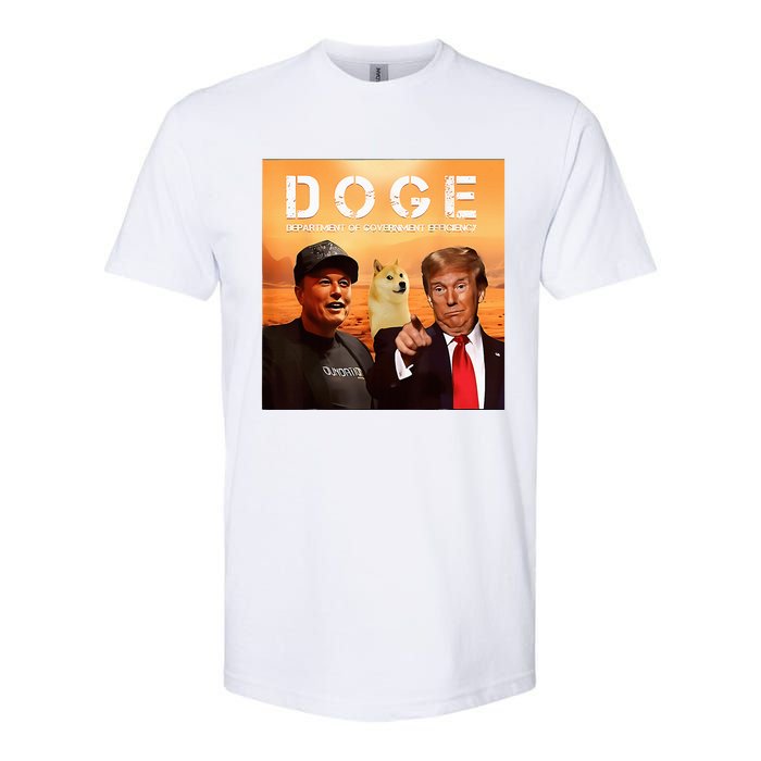 Trump Doge Department Of Government Efficiency Mars Softstyle CVC T-Shirt