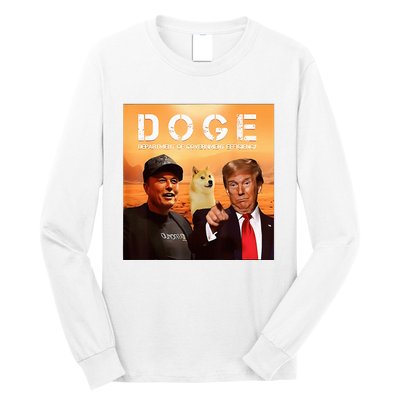 Trump Doge Department Of Government Efficiency Mars Long Sleeve Shirt