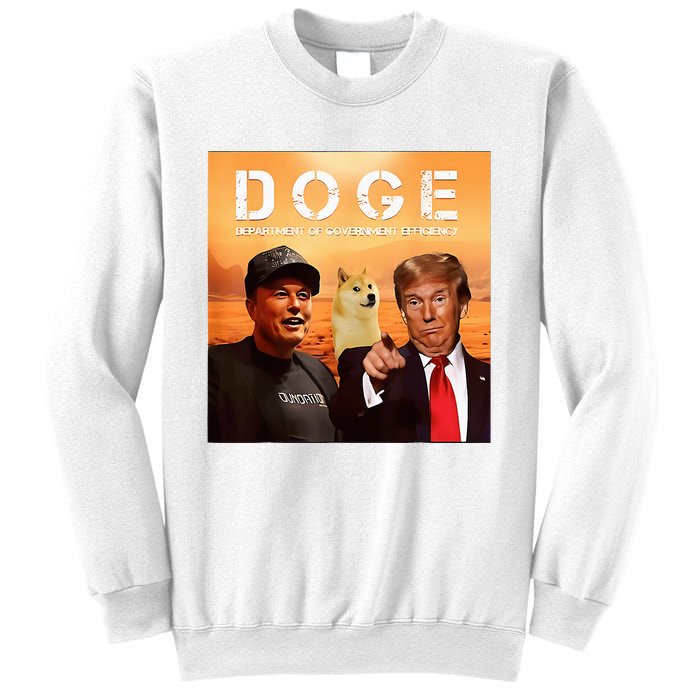 Trump Doge Department Of Government Efficiency Mars Sweatshirt