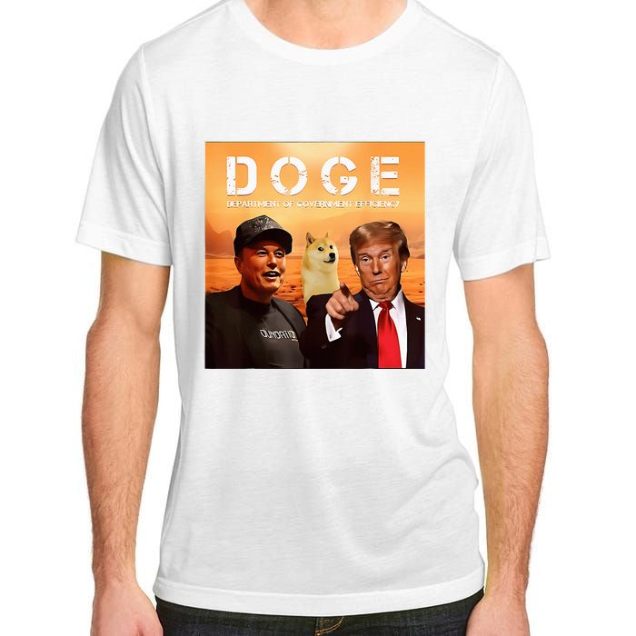 Trump Doge Department Of Government Efficiency Mars Adult ChromaSoft Performance T-Shirt