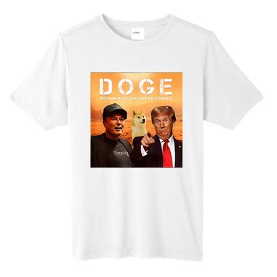 Trump Doge Department Of Government Efficiency Mars Tall Fusion ChromaSoft Performance T-Shirt