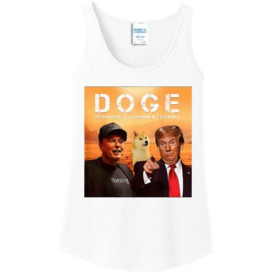 Trump Doge Department Of Government Efficiency Mars Ladies Essential Tank