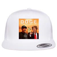 Trump Doge Department Of Government Efficiency Mars Flat Bill Trucker Hat