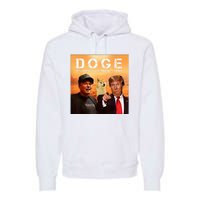 Trump Doge Department Of Government Efficiency Mars Premium Hoodie