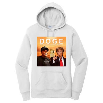 Trump Doge Department Of Government Efficiency Mars Women's Pullover Hoodie