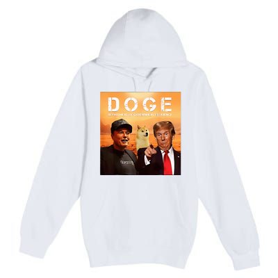 Trump Doge Department Of Government Efficiency Mars Premium Pullover Hoodie