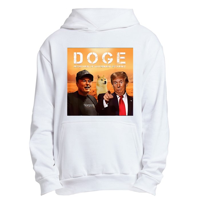 Trump Doge Department Of Government Efficiency Mars Urban Pullover Hoodie