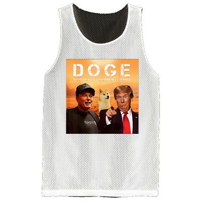 Trump Doge Department Of Government Efficiency Mars Mesh Reversible Basketball Jersey Tank